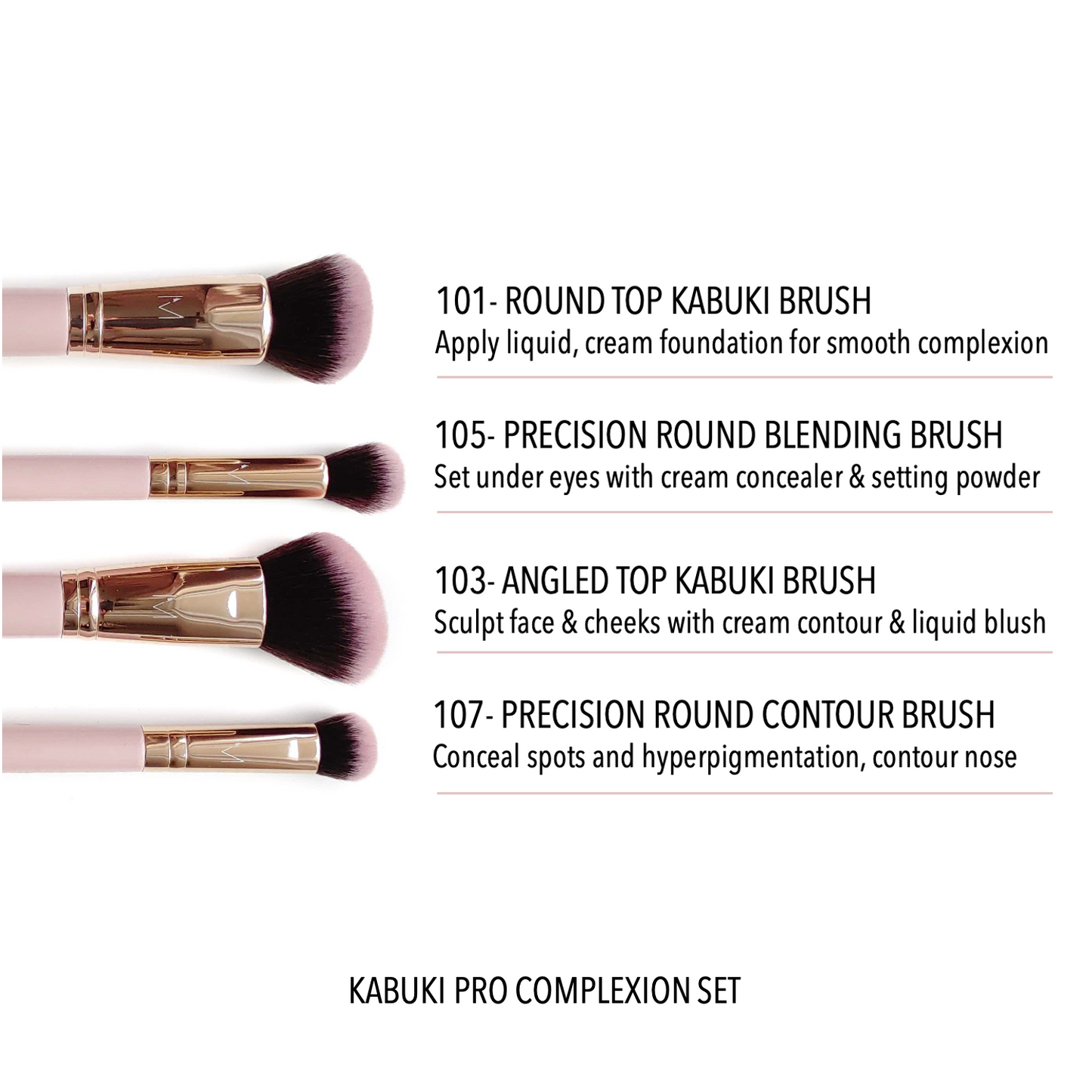 Kabuki Pro Complexion Set - 4 Piece Set