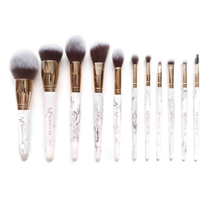 Luxe Marble Brush Set 11 - Piece Set