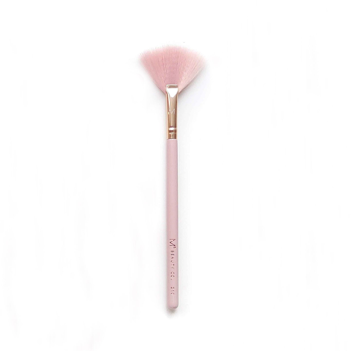 Rose Gold Small Fan Brush
