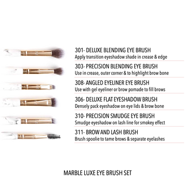 Luxe Marble Eye Set - 6 Piece Set