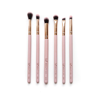 Rose Gold Eye Brush Set 6 - Piece Set