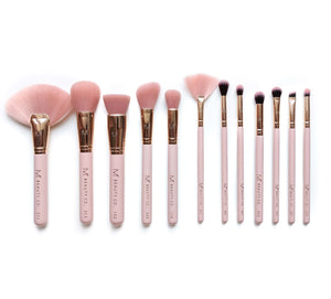Rose Gold Luxe Brush Set 12- Piece Set